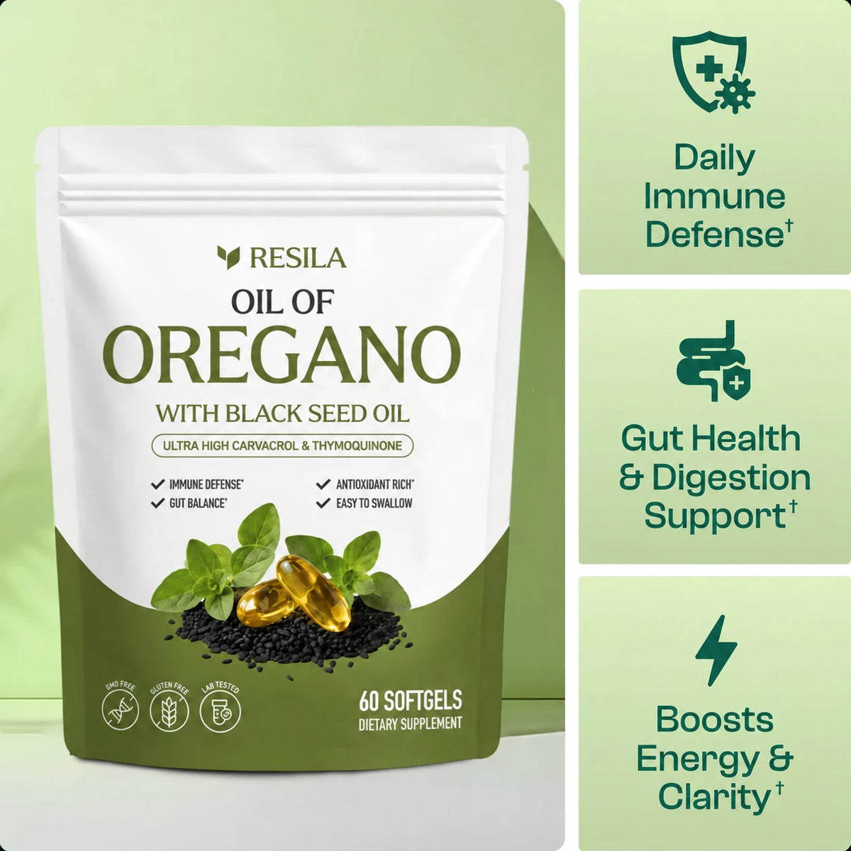 Resilia® Oil Of Oregano Softgels 1