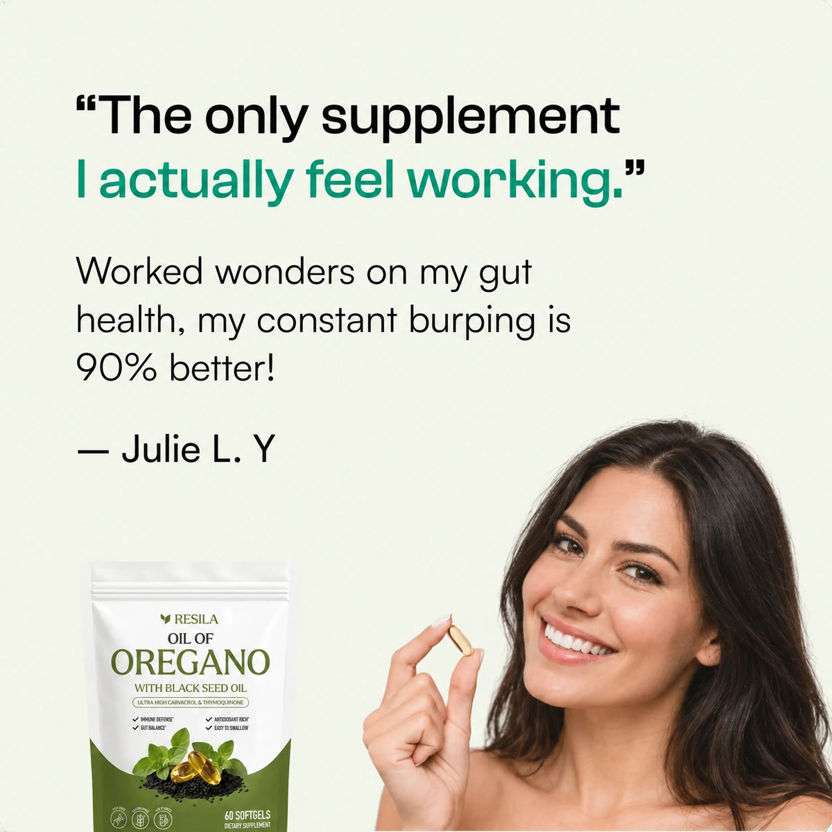 Resilia® Oil Of Oregano Softgels 4